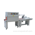 Semi automatic l bar heat shrink wrapping machine with shrink tunnel use pof,pvc and pe film